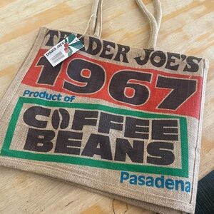 Trader Joe’s Burlap Bag for 🛍️ Shopping